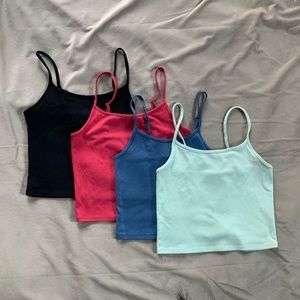 AE Crop Cami Combo (3-pack/BLUE NOT INCLUDED)